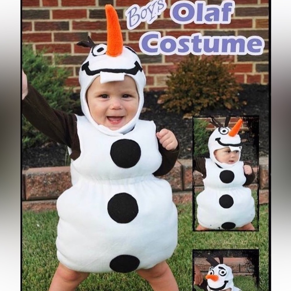 Disney Olaf Etsy costume- 12-24 month